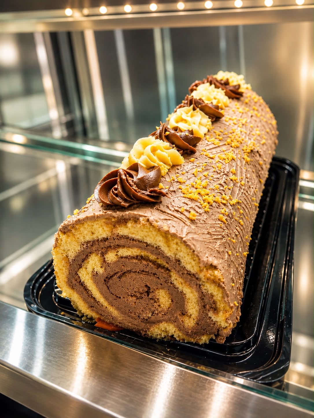 Brazo de reina clásico de Pan de Casa en la vitrina del local